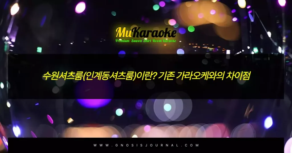수원셔츠룸(인계동셔츠룸)이란 기존 가라오케와의 차이점 인포그래픽 이미지